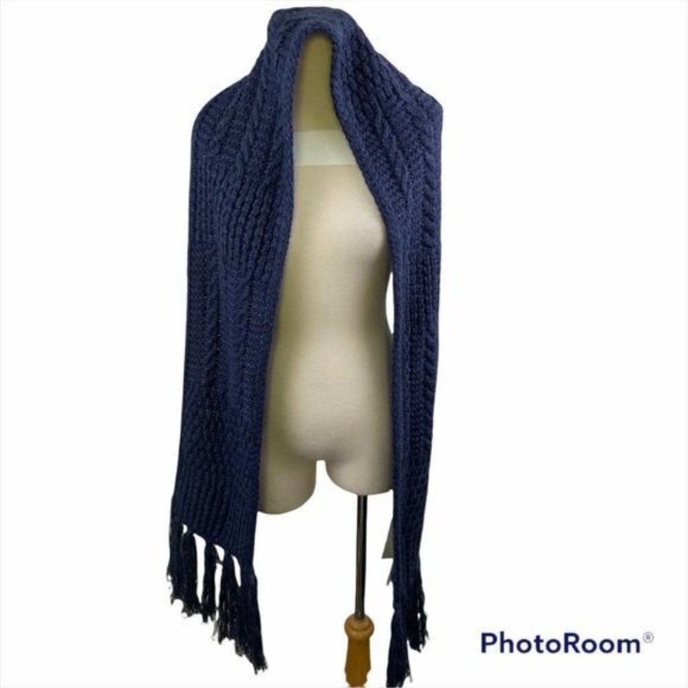 NWT SOLE SOCIETY Navy Blue Knit? Scarf